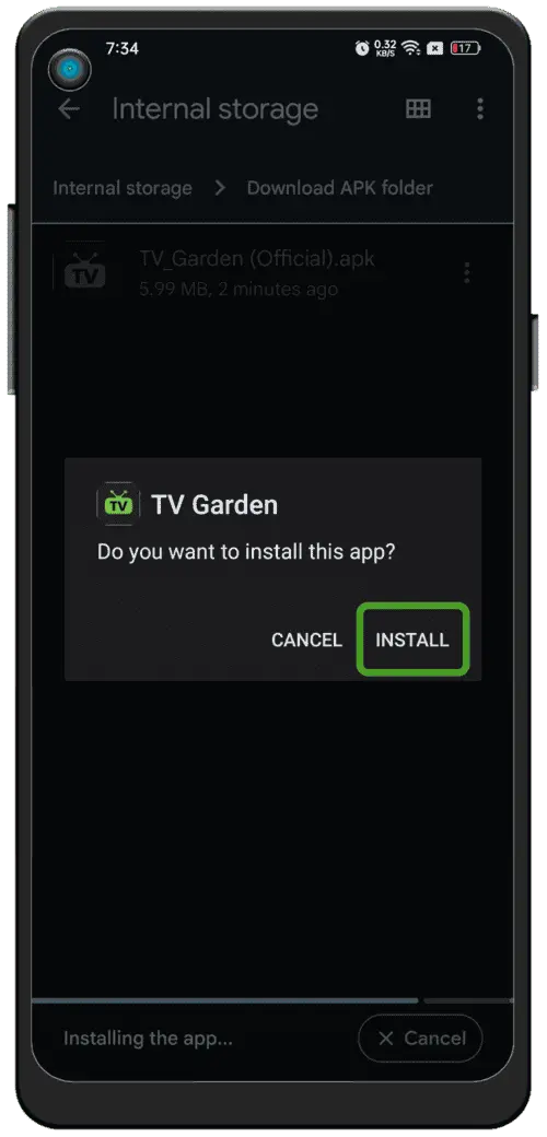 Instalar y abrir NOVAPLAY TV